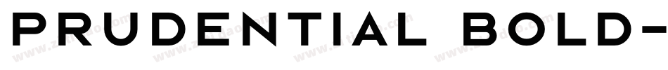 Prudential Bold字体转换